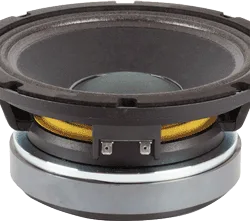 BEYMA PRO8WFE 8" LOW FREQUENCY SPEAKER HANDLES 250 WATTS AES & 500 WATTS PROGRAM POWER HANDLING FEATURES A LARGE 2.5" VOICE COIL & AN XMAX OF 6.5MM FOR POWERFUL CLEAN MID-BASS DELIVERS TIGHT SOUNDING MID-BASS WITH A FREQUENCY RANGE FROM 80HZ TO 4KHZ FOR ALL HIGH QUALITY MID-BASS APPLICATIONS FOR MOTORCYCLE BAGS, SMALL PA SYSTEMS, ETC. AVAILABLE IN 4 OR 8 OHMS