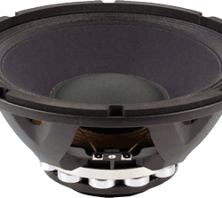 THE BEYMA PRO10WND 10" SPEAKER HANDLES 350 WATTS AES & 700 WATTS PROGRAM POWER HANDLING FEATURES A LIGHTWEIGHT NEODYMIUM MAGNET THAT WEIGHS ONLY 6.8 LBS. HIGH XMAX OF 7.5MM FOR A CLEAN STRONG BASS W/ SMOOTH LOUD MIDS WIDE FREQUENCY RANGE OF 45HZ TO 5KHZ HIGHLY RECOMMENDED FOR MOTORCYCLE BAGS, BASS GUITAR CABINETS OR POWERFUL MID-BASS PA SPEAKER SYSTEMS AVAILABLE IN 4 OHMS