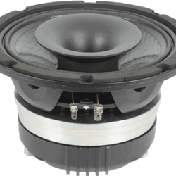 BEYMA PRO8FX370ND COAXIAL SPEAKER INCLUDES A LIGHTWEIGHT NEODYMIUM 8" CAST FRAME SPEAKER & 1.4" EXIT HIGH FREQUENCY COMPRESSION DRIVER FEATURES A WATERPROOF CARBON FIBER CONE & ONE NEODYMIUM MAGNET FOR BOTH LOW & HIGH FREQUENCY FOR PROPER TIME ALIGNMENT HANDLES 250 WATTS AES & 500 WATTS PROGRAM DEMODULATION RING FOR THE LOW FREQUENCY TO FLATTEN RESPONSE AND LOWER DISTORTION FOR ALL HIGH QUALITY SOUND SINGLE POINT SOURCE APPLICATIONS INCLUDING HOUSE OF WORSHIP, STUDIO MONITORS, HOME THEATER SYSTEMS, MOVIE THEATERS, SMALL PA SYSTEMS, ETC.