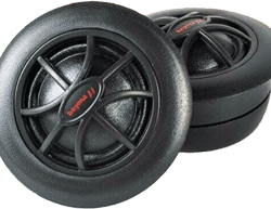 NEW BEYMA SC-30 TWEETER HANDLES 25 WATTS RMS & 50 WATTS PROGRAM SMALL PROFILE FOR TIGHT SPACES EXTREMELY SMOOTH SOUNDING WITH EXTENDED HIGHS UP TO 22KHZ FOR ALL HIGH QUALITY HIGH FREQUENCY APPLICATIONS IN CAR SPEAKER SYSTEMS AND MOTORCYCLES AVAILABLE IN 4 OHMS ONLY