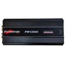 "Powerus P13500 – high-power 15,000W amplifier, robust design, efficient performance, and reliable for pro audio applications."