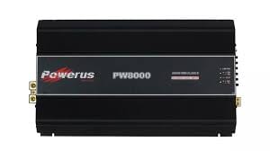 The Powerus PW8000 is a high-power amplifier designed for professional audio and car sound applications, delivering robust performance and reliability. It offers 8000W of power, efficient cooling, and durable construction, making it ideal for demanding sound systems.